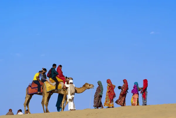 Camel riding at the Sam Sand Dune
