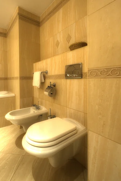 Bathroom with bidet and wc