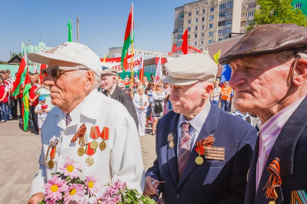 Unidentified veterans during the celebration of Victory Day. GOM