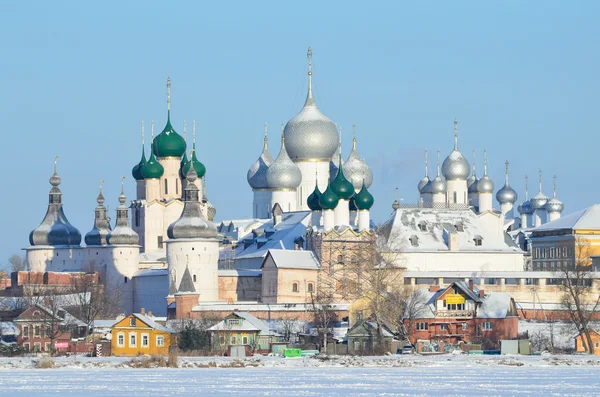 The Kremlin in Rostov in winter, Golden ring of Russia