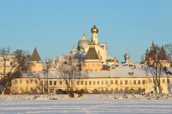 The Kremlin in Rostov in winter, Golden ring of Russia