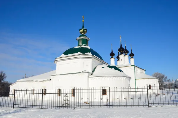 Pyatnitskaya and Vhodo-Jerusalemskaya churches in Suzdal, Golden ring of Russia