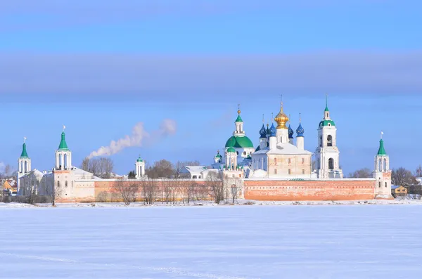 Spaso-Yakovlevsky Dimitriev monastery in Rostov in winter, Golden ring of Russia