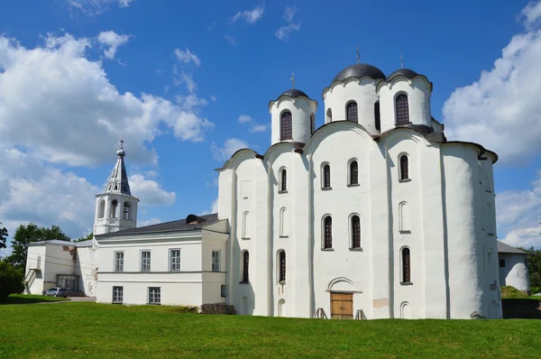 Novgorod, Yaroslav court, Nicholj-Dvorischensky cathedral, Golden ring of Russia