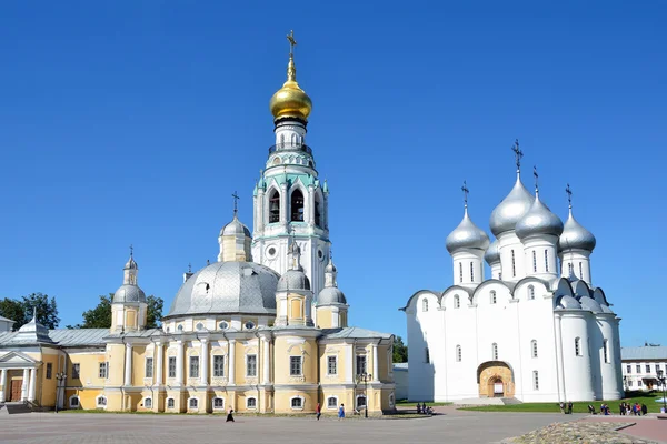 Kremlin in Vologda, Voskresensky and Saint Sofia cathedrals, Golden ring of Russia