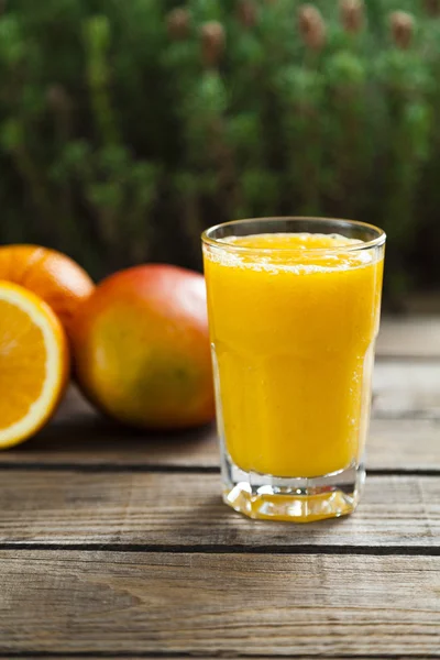 Orange and mango smoothie
