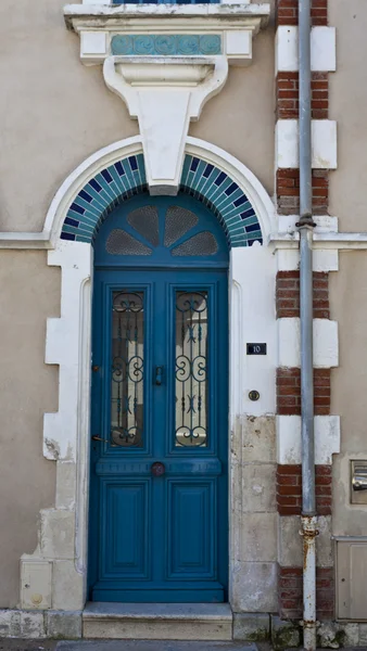 Door of old French house in the center of Chateleillon Plage in France