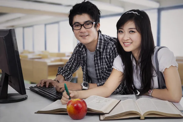 Asian Students Studying