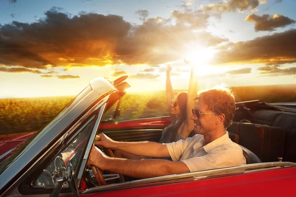 Vintage Car Couple