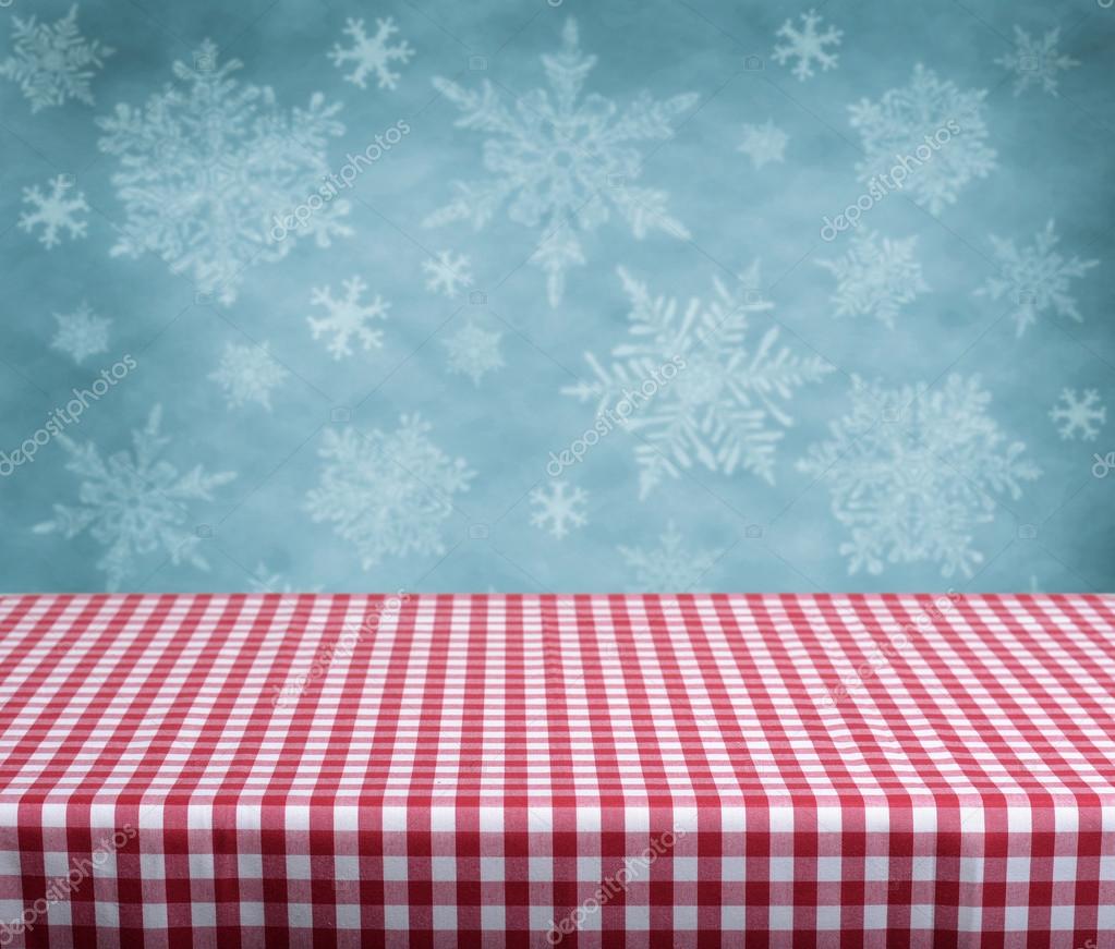 Empty Wooden Table In The Garden With Bright Green Background Stock