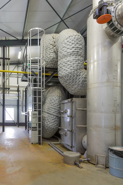 Power plant with combined production of heat and power in a Dutch greenhouse