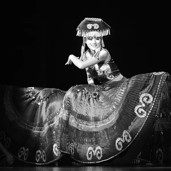 Chinese Yi ethnic dancer