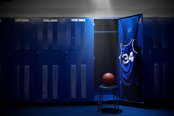Basketball locker room