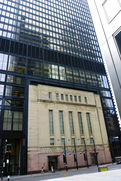 Toronto Stock Exchange TSX old and new building on Bay Street