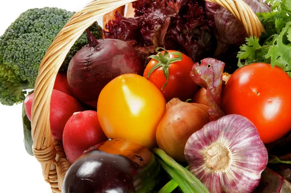 Vegetable Basket Close up