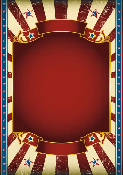 a colored poster with a large red frame for your message