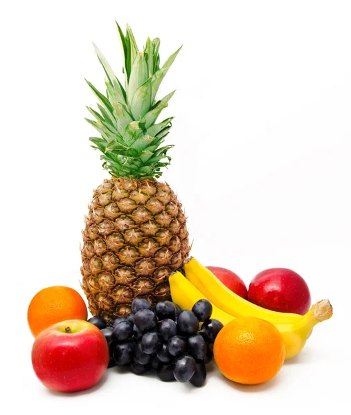 Assortment of exotic fruits isolated