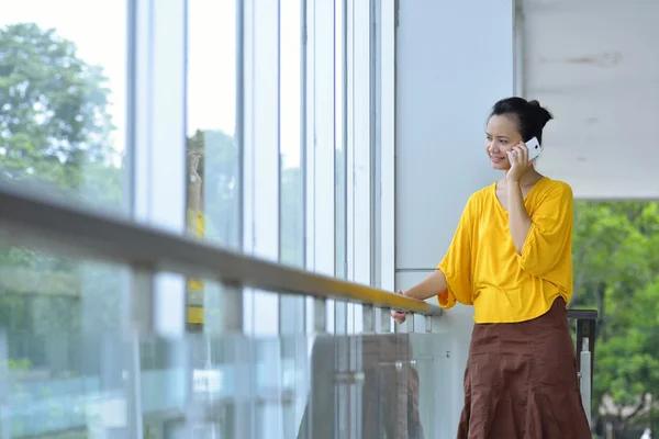 Business Woman Using Cellphone