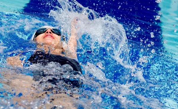 Woman swimming