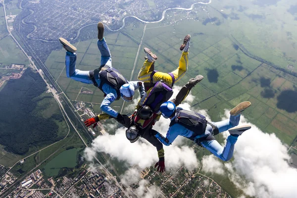 Group of skydivers.