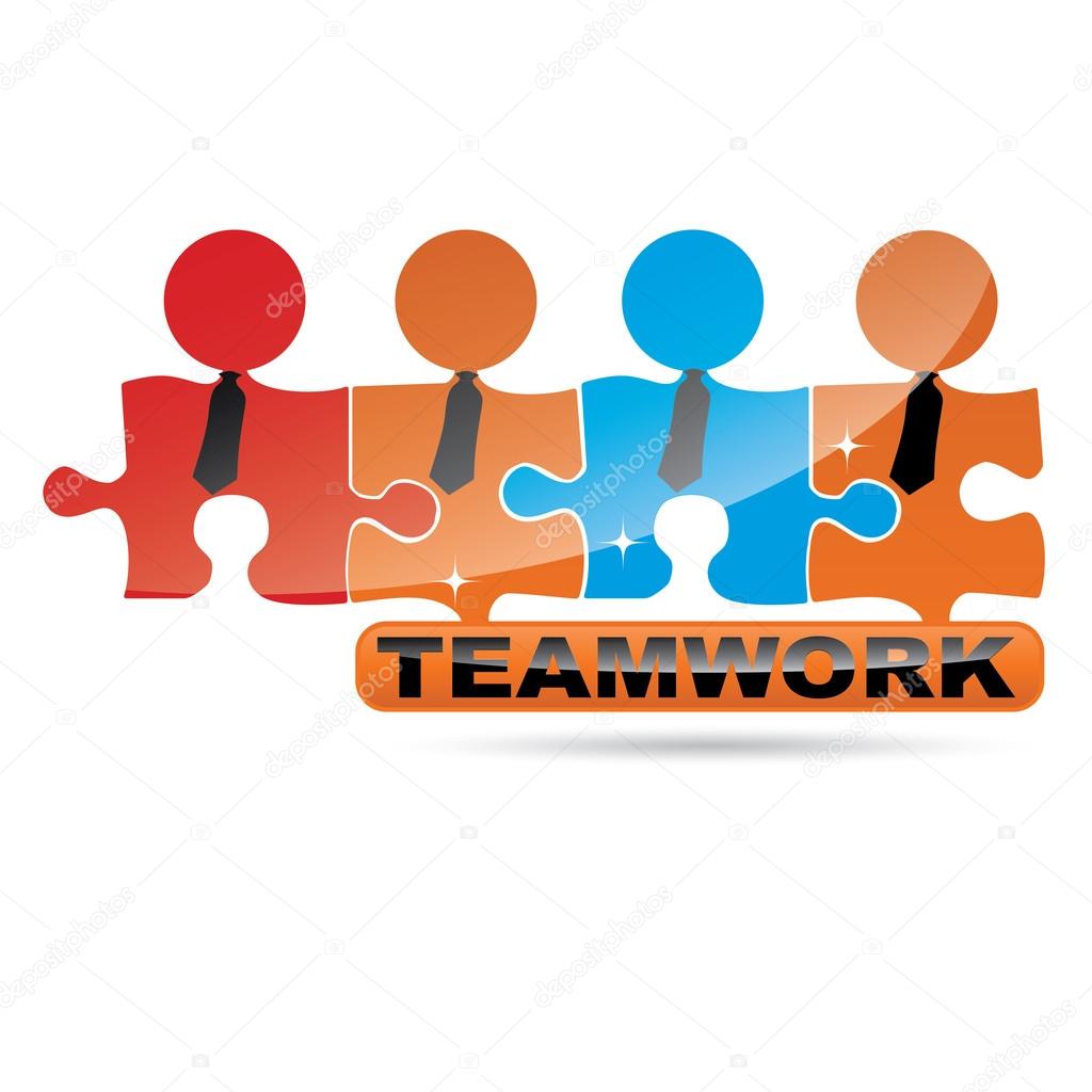 Vector Teamwork symbol — Stock Vector © becy 14831535