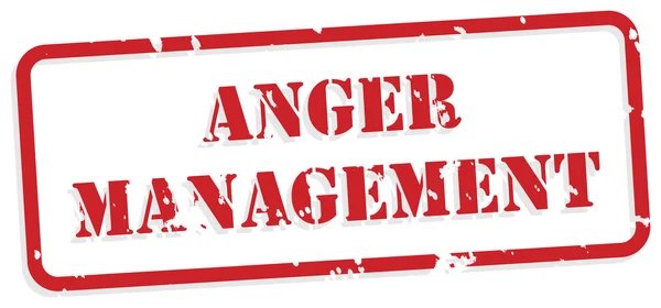 Anger Management Rubber Stamp