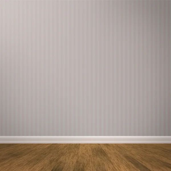 Empty wall with wooden floors
