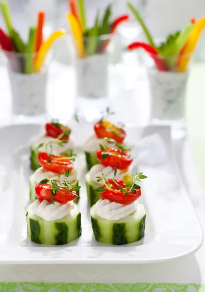 Holiday vegetable appetizers