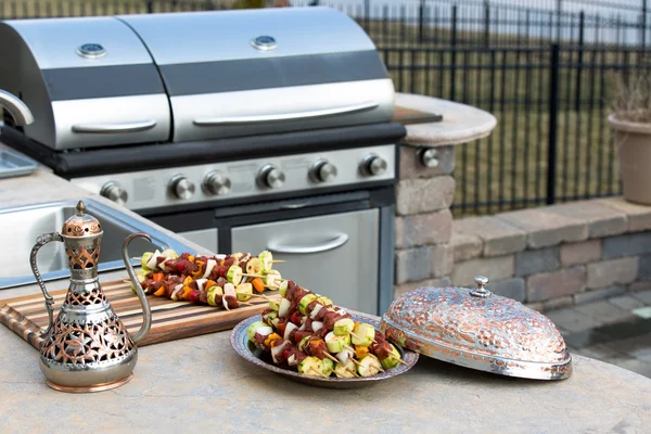Skewers and Outdoor Kitchen