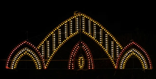 Lights in the night - village popular feria (Fair)