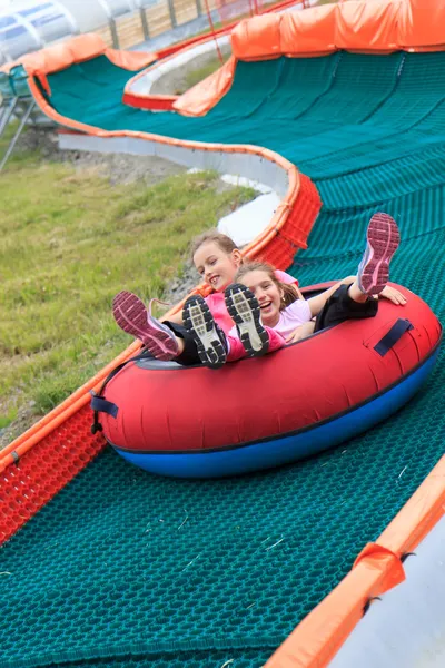 Girls on the slide