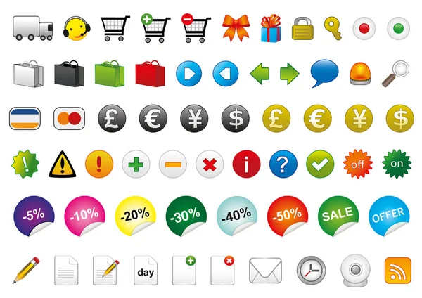 E-commerce icons