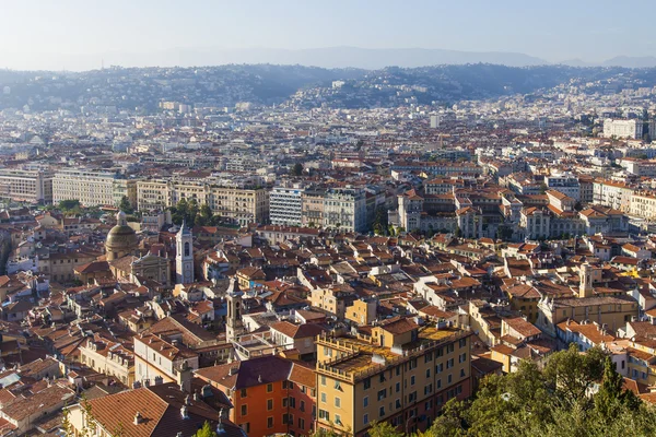 France , Cote d\'Azur . Nice. View of the city from the observation deck on the hill Chateau