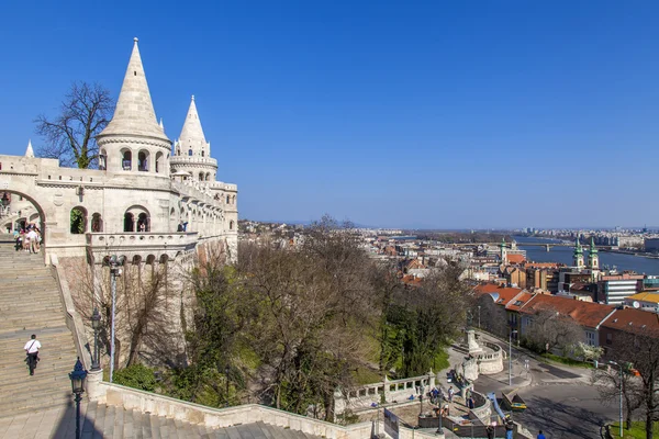 Budapest, Hungary . Fishermen \'s Bastion . Fishermen\'s bastion is one of the most recognizable and popular sights