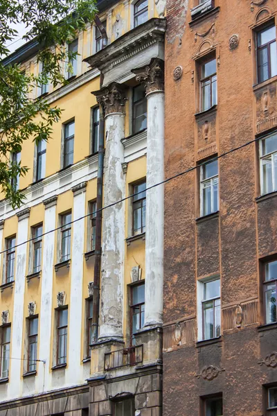 St. Petersburg, Russia. Fragment of an old apartment building