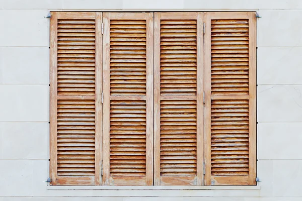 Brown shutters