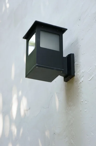 Lamp on wall