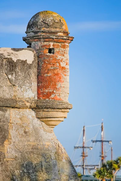 Fort with Sailing Ship