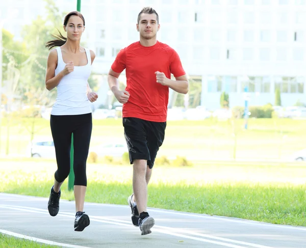 Running couple