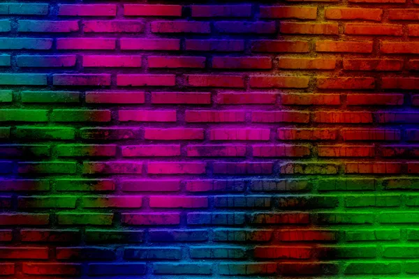 Abstract colorful brick wall