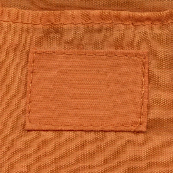 Blank textile textured label.