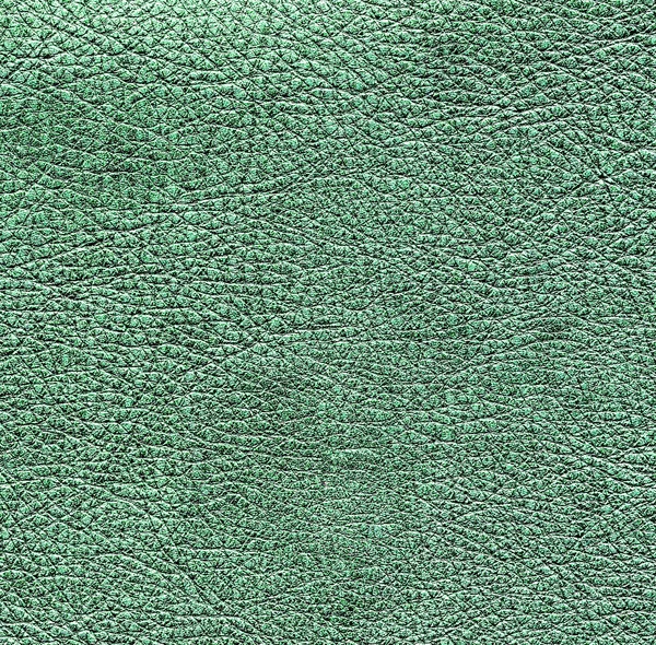 Green leather texture.