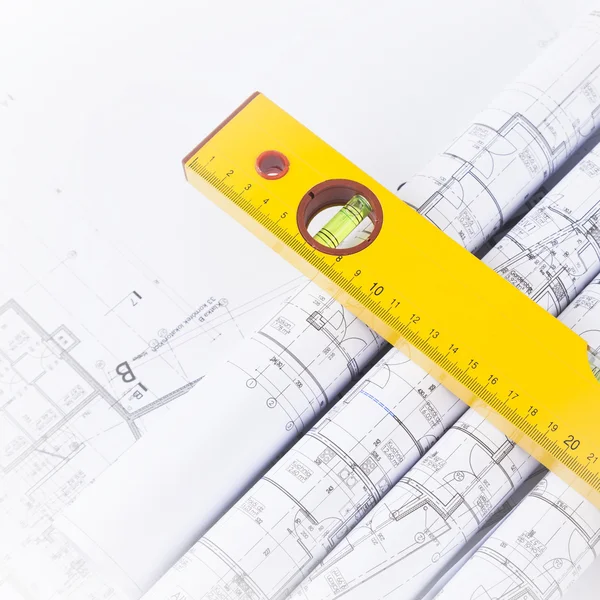 Construction level and blueprints