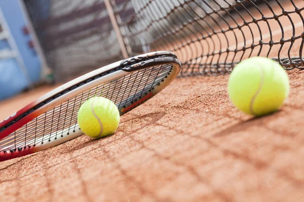 Tennis racket and tennis ball, sports equipment