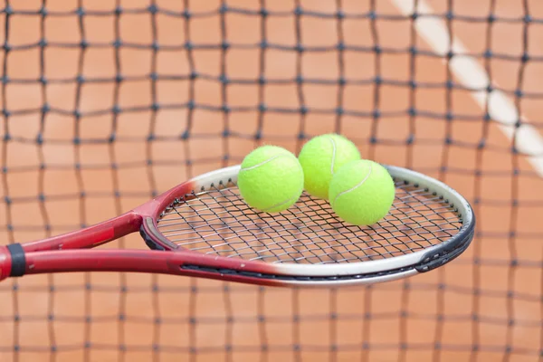 Tennis racket and tennis ball, sports equipment
