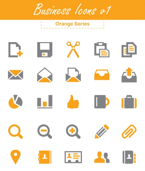 Business Icons v1 (Orange Series)