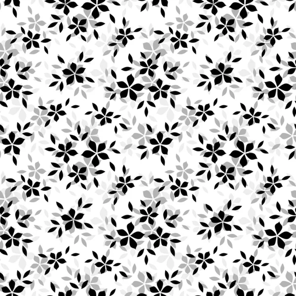 Seamless pattern with flowers. Vector illustration.