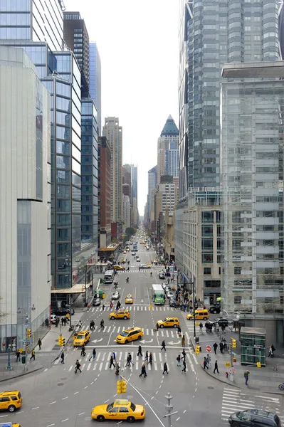 view at 8th avenue in new york