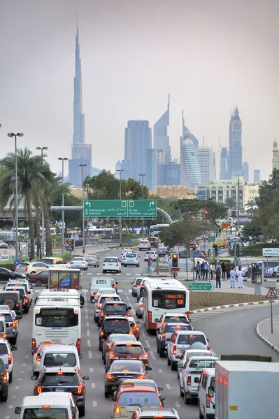 Rush hour in Dubai