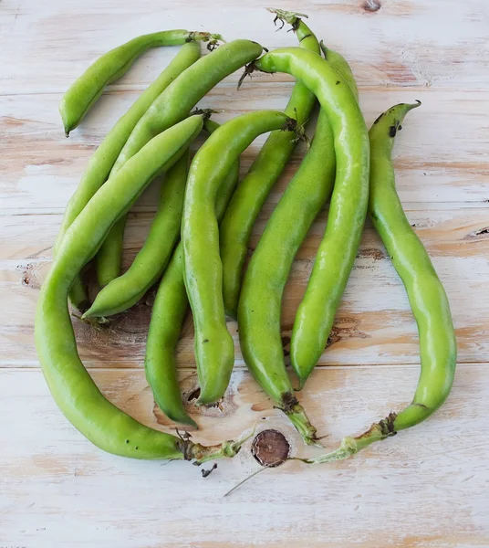 Ecological broad beans.